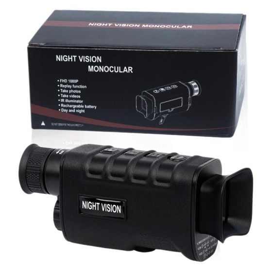 Night vision monoculars can be used day and night to take photos and video high power HD zoom glasses